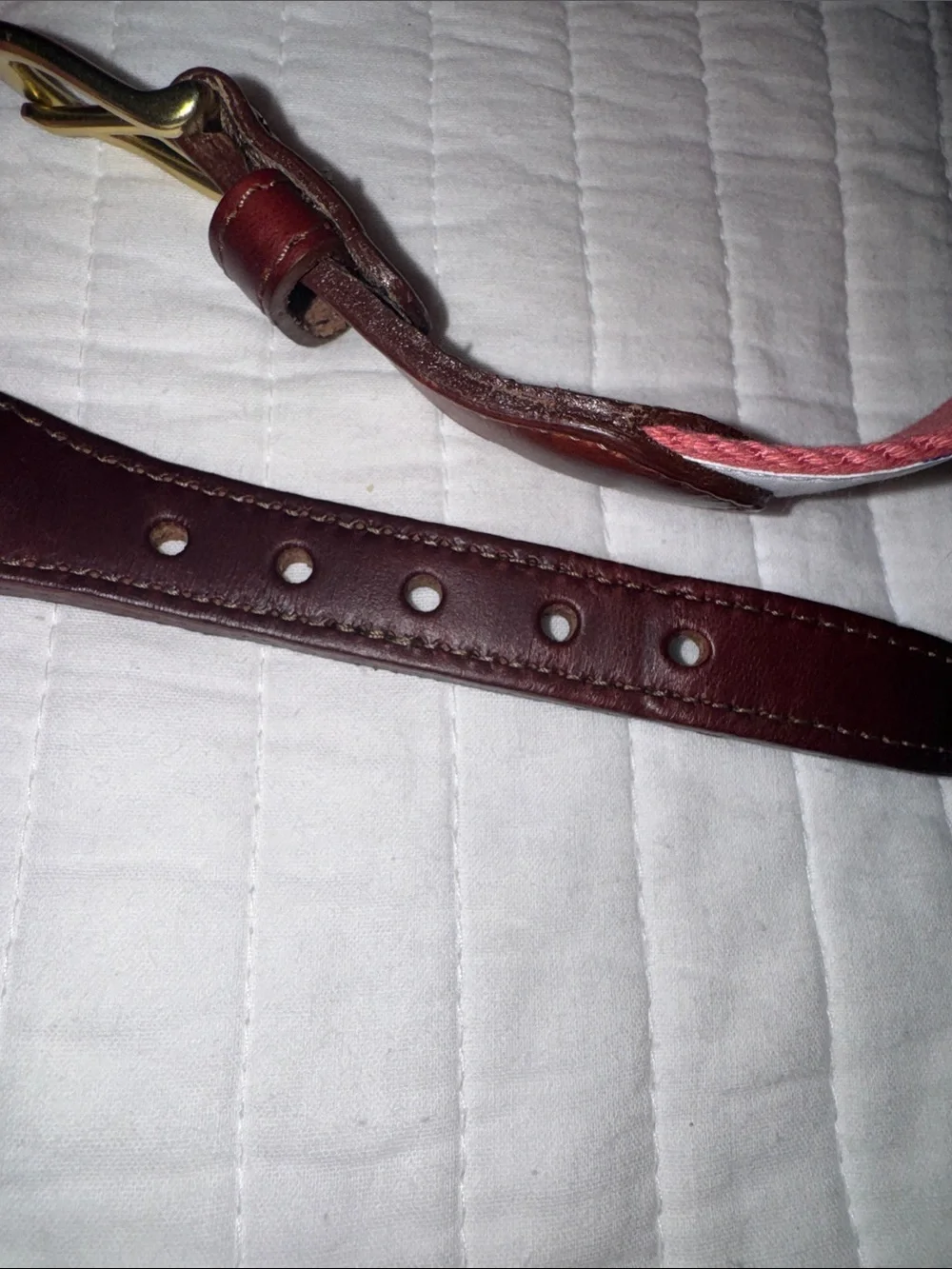 EUC TBBC Nautical Nantucket Red, White and Blue Sailor Belt Size 22